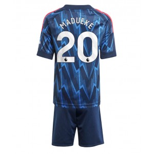 Fotbalové Dres Arsenal Noni Madueke #20 Dětské Venkovní Oblečení 2025-26 Krátký Rukáv (+ trenýrky)